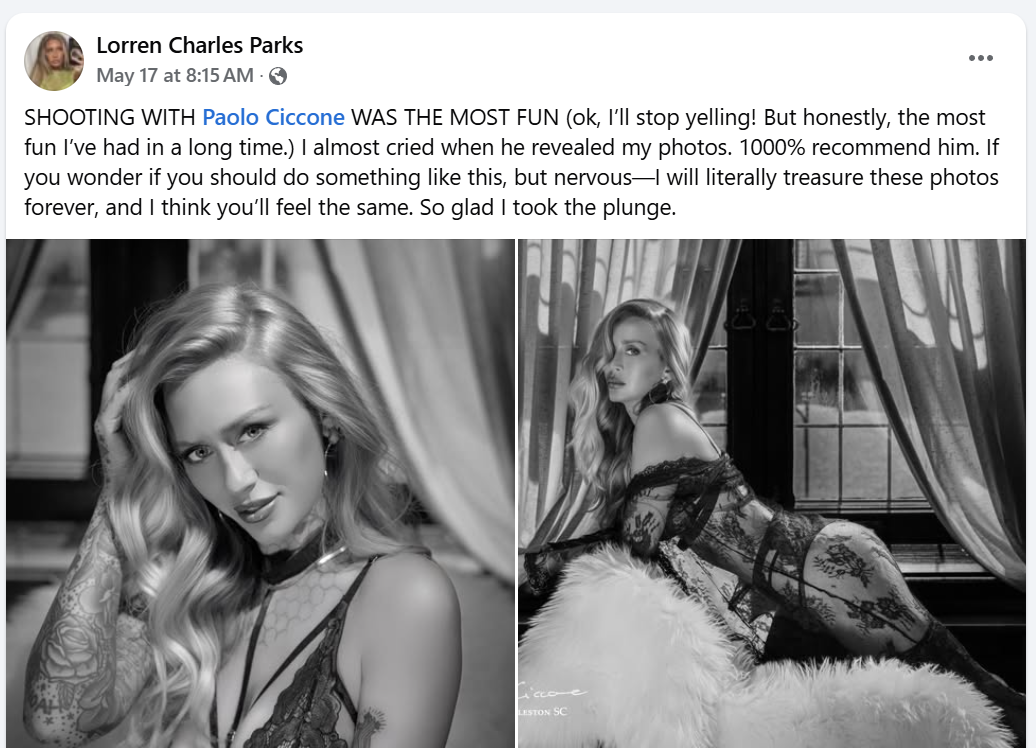 Not only Lorren rocked her session, but this was the most fun this mother of two had in a long time